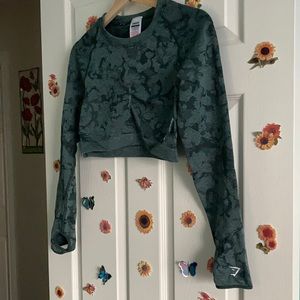 Gymshark Camo Crop Longsleeve